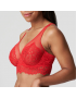 Bralette PrimaDonna Twist First Night 0141886-PDA cup F, με μπανέλα και δαντέλα ΚΟΚΚΙΝΟ